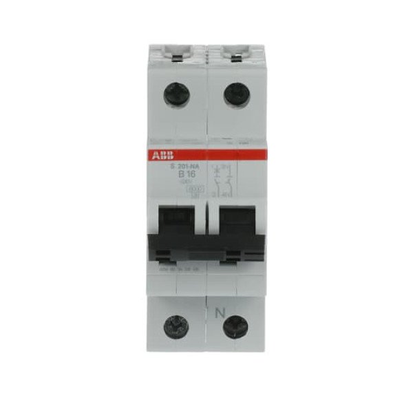 ABB S201-B16NA Sicherungsautomat B-Char., 6 kA, 16 A, 1P+NA, Made in Germany