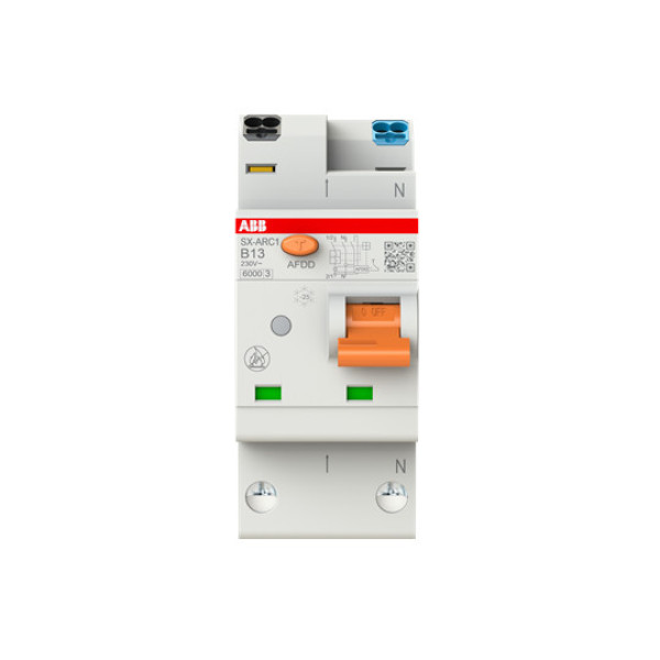 ABB AFDD+LS SX-ARC1-B13, 6kA, 1P+N, 2TE Fehlerlichtbogen-Schutzeinrichtung + LS