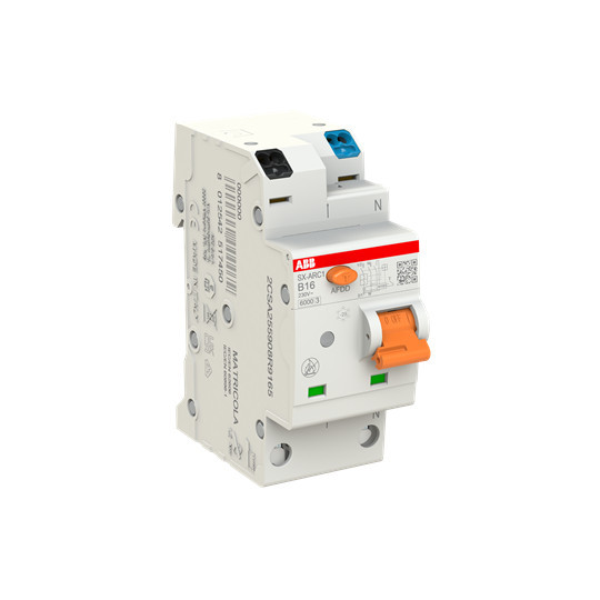 ABB AFDD+LS SX-ARC1-B16, 6kA, 1P+N, 2TE Fehlerlichtbogen-Schutzeinrichtung + LS