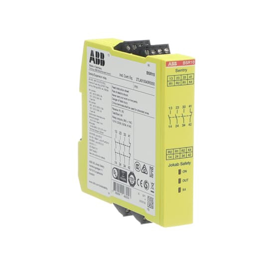 ABB SENTRY BSR10 24VDC SAFETY RELAY Relaisausgänge 3 NO + 1 NC, Made in Germany