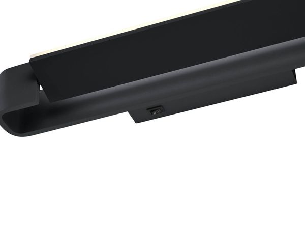 Hell Box LED Wandleuchte 3-fach Warmweiss Schwarz 40284/1-06