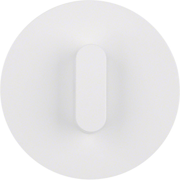 Berker 1001208900 Abdeckplatte mit Knebel R.Classic polarweiß. glänzend