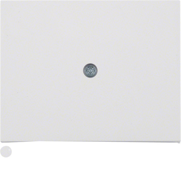 Berker 10057009 Zentralstück für Kabelauslass und VDo-Anschlussdose K.1 polarweiß. glänzend