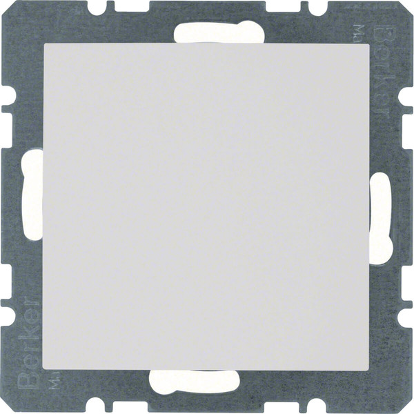 Berker 10091909 Blindverschluss mit Zentralstück S.1/B.3/B.7 polarweiß. matt