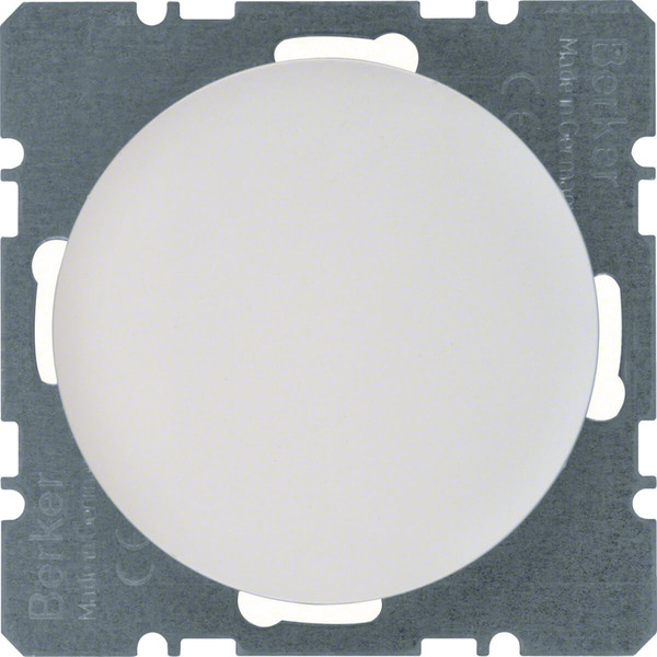 Berker 10092089 Blindverschluss mit Zentralstück R.1/R.3 polarweiß. glänzend
