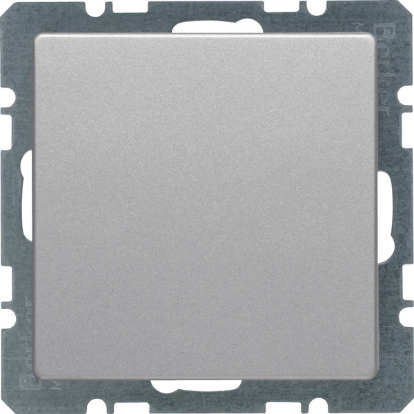 Berker 10096084 Blindverschluss mit Zentralstück Q.x alu samt. lackiert