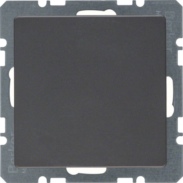 Berker 10096086 Blindverschluss mit Zentralstück Q.x anthrazit. samt