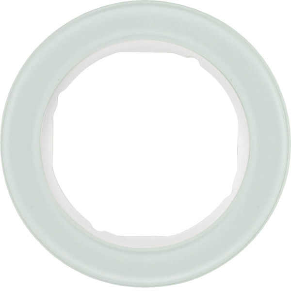 Berker 10112009 Rahmen 1fach Serie R.Classic Glas. polarweiß