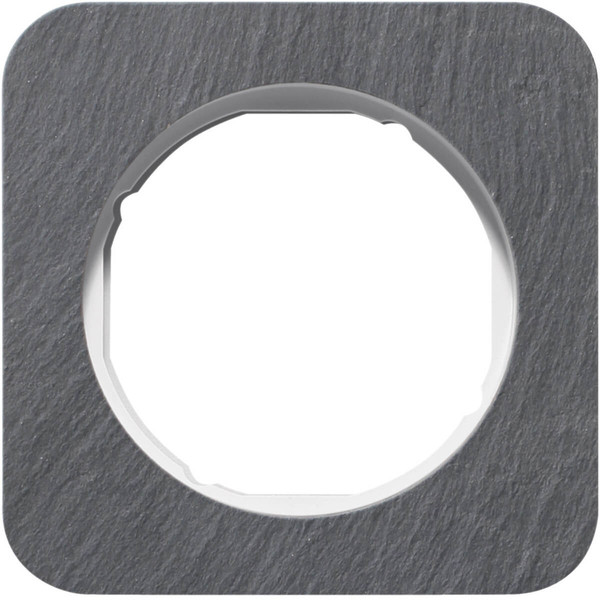 Berker 10112389 Rahmen 1fach R.1 Schiefer anthrazit/polarweiß glänzend