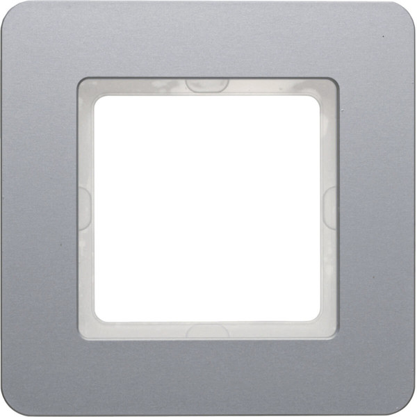 Berker 10116074 Rahmen 1fach. Q.7. Alu gestrahlt