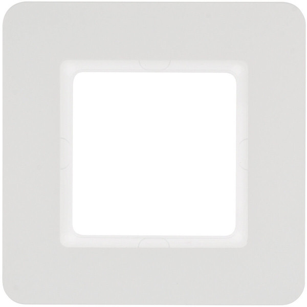 Berker 10116189 Rahmen 1fach. Q.7. polarweiß samt