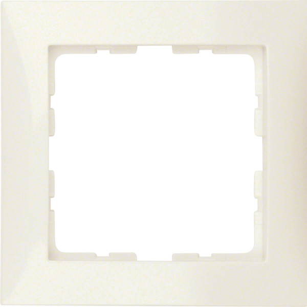 Berker 10118982 Rahmen 1fach S.1 weiß. glänzend