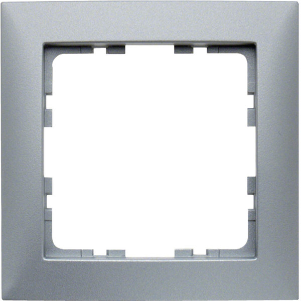 Berker 10119939 Rahmen 1fach. S.1. aluminium matt
