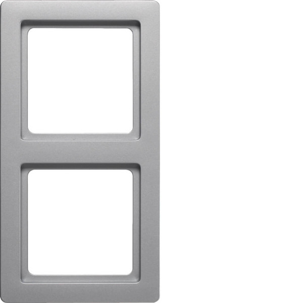 Berker 10126084 Rahmen 2fach Q.1 alu samt. lackiert