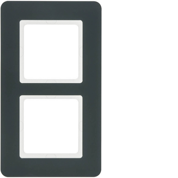 Berker 10126186 Rahmen 2fach. Q.7. anthrazit samt