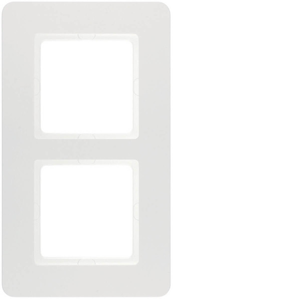 Berker 10126189 Rahmen 2fach. Q.7. polarweiß samt