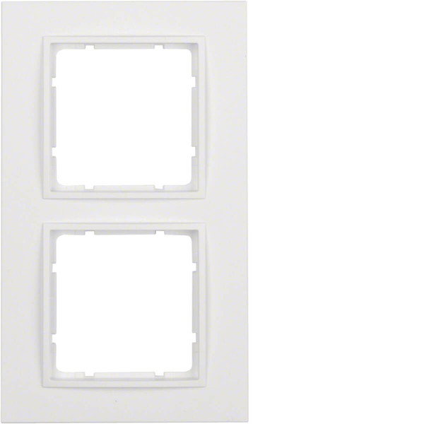 Berker 10126919 Rahmen 2fach B.7 polarweiß. matt