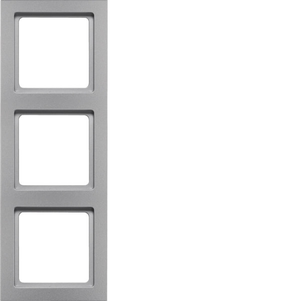 Berker 10136094 Rahmen 3fach Q.3 alu samt. lackiert