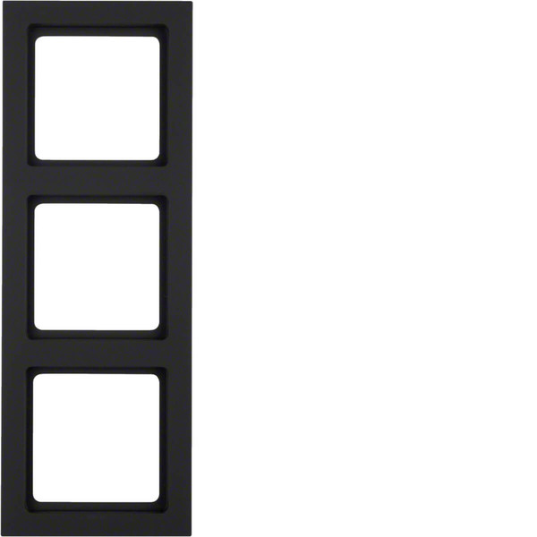 Berker 10136096 Rahmen 3fach Q.3 anthrazit. samt