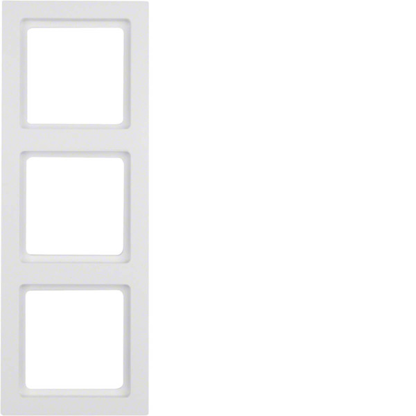 Berker 10136099 Rahmen 3fach Q.3 polarweiß. samt