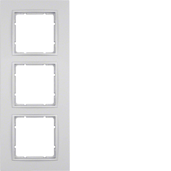 Berker 10136424 Rahmen 3fach B.7 alu. matt