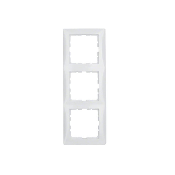 Berker 10138989 Rahmen 3-fach S.1 polarweiss glänzend