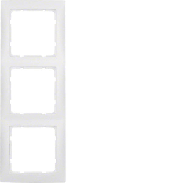 Berker 10139909 Rahmen 3fach. S.1. polarweiß matt