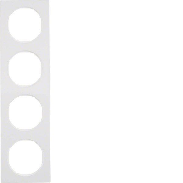 Berker 10142289 Rahmen 4fach R.3 polarweiß. glänzend