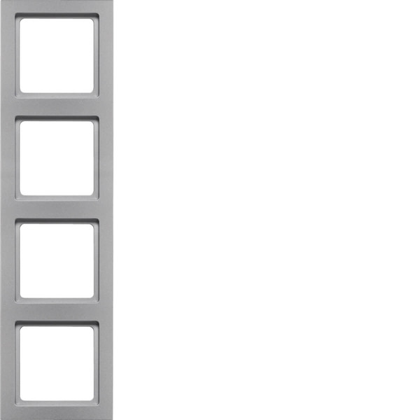 Berker 10146094 Rahmen 4fach Q.3 alu samt. lackiert