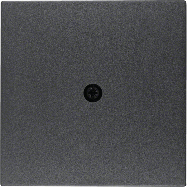 Berker 10191606 Zentralstück für Kabelauslass und VDo-Anschlussdose S.1/B.3/B.7 anthrazit. matt
