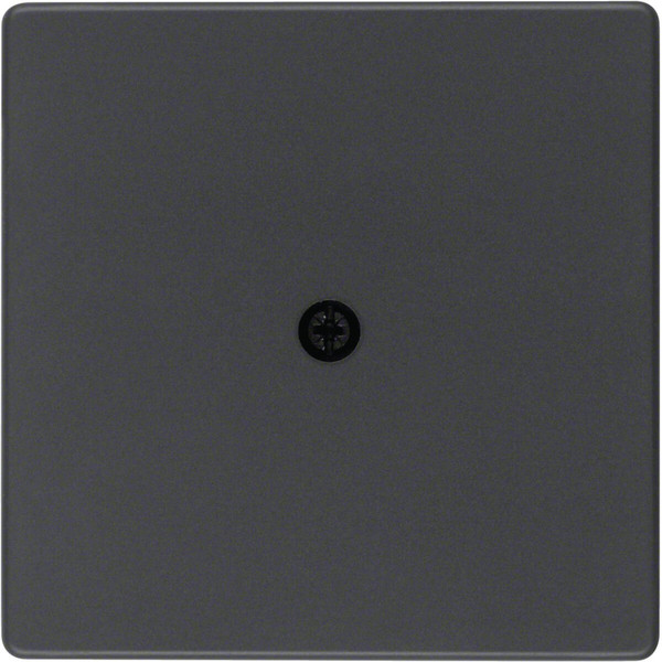 Berker 10196086 Zentralstück für Kabelauslass und VDo-Anschlussdose Q.x anthrazit. samt