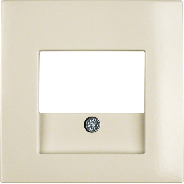 Berker 10338912 Zentralstück mit TAE-Ausschnitt S.1/B.3/B.7 weiß. glänzend