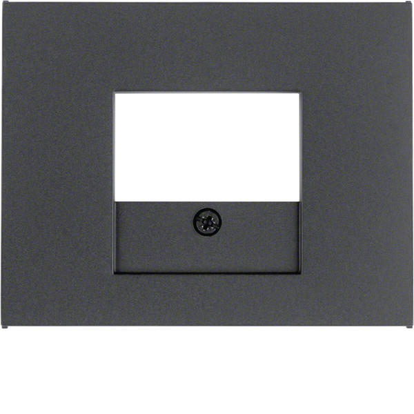 Berker 10357006 Zentralstück mit TAE-Ausschnitt K.1 anthrazit. matt