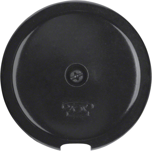 Berker 103701 Z.-Stk. für Kabelauslass Er und VDo-Dose 1930/Glas/Palazzo schwarz. glänzend