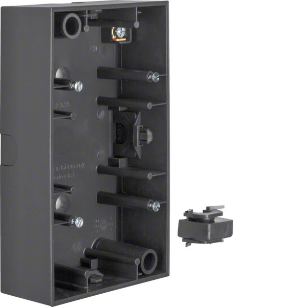 Berker 10421606 Aufputz-Gehäuse 2fach B.3 anthrazit. matt