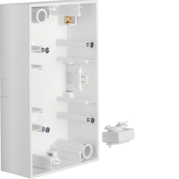 Berker 10421909 Aufputz-Gehäuse 2fach B.3 polarweiß. matt