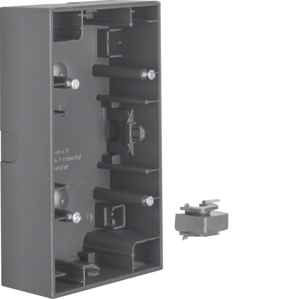 Berker 10427006 Aufputz-Gehäuse 2fach K.1 anthrazit. matt