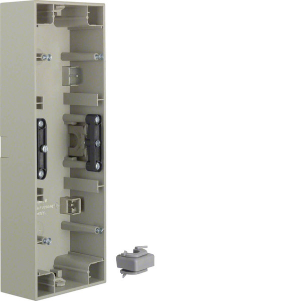 Berker 10437004 Aufputz-Gehäuse 3fach K.5 edelstahl. lackiert