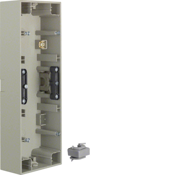 Berker 10537004 Aufputz-Gehäuse 3fach K.5 edelstahl. lackiert