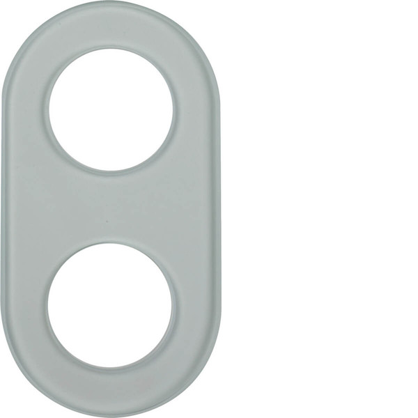 Berker 1102 Glasrahmen 2fach Serie Glas klar