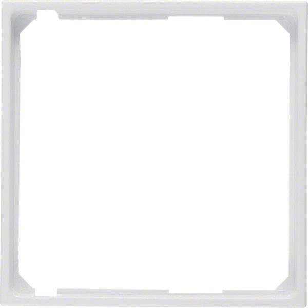Berker 11091909 Zwischenring für Zentralplatte S.1/B.3/B.7 polarweiß. matt