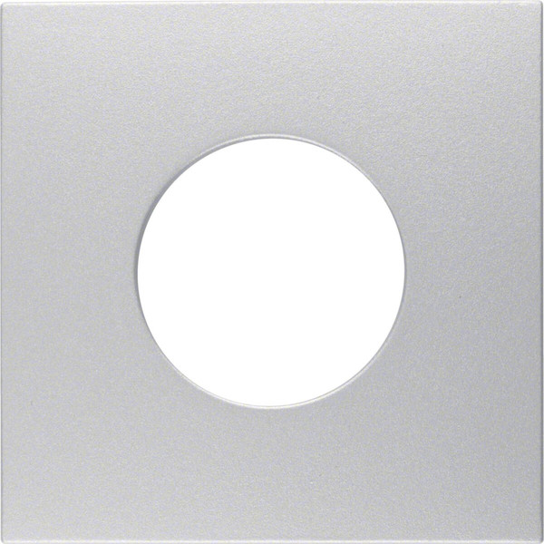 Berker 11241404 Zentralstück für Drucktaster und Lichtsignal E10 B.7 alu. matt