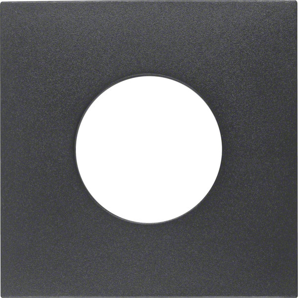 Berker 11241606 Zentralstück für Drucktaster und Lichtsignal E10 B.3/B.7 anthrazit. matt