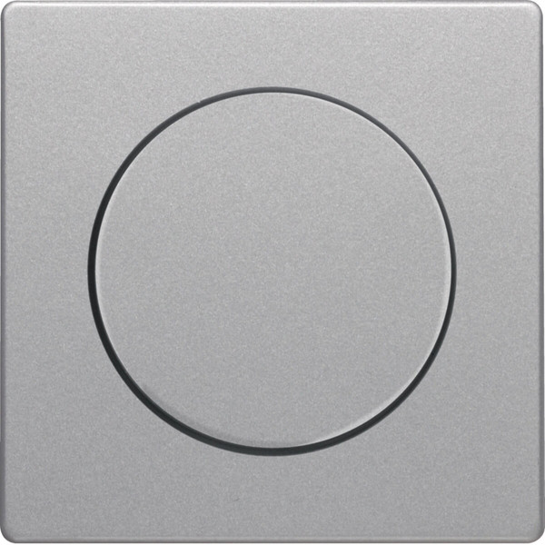 Berker 11376084 Zentralstück mit Regulierknopf für Drehdimmer Q.x alu samt. lackiert