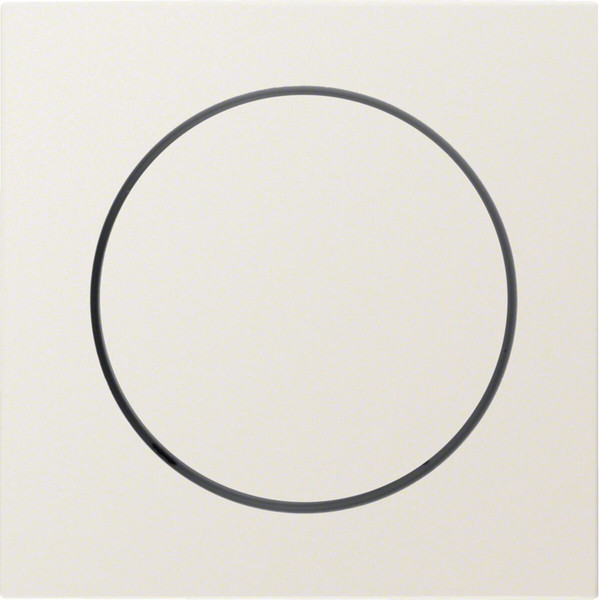 Berker 11378982 Zentralstück mit Regulierknopf für Drehdimmer S.1/B.3/B.7 weiß. glänzend