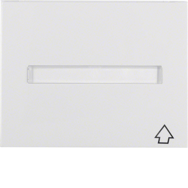 Berker 11547109 Zwischenring mit Klappdeckel und Beschriftungsfeld K.1 polarweiß. glänzend