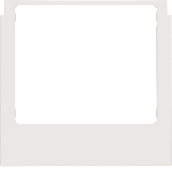 Berker 13197009 Designrahmen eckig polarweiß. glänzend