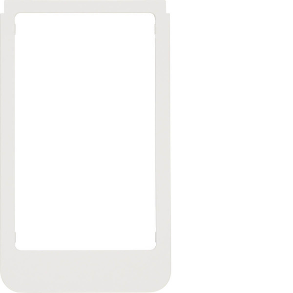 Berker 13202189 Designrahmen rund. große Ausführung polarweiß. glänzend