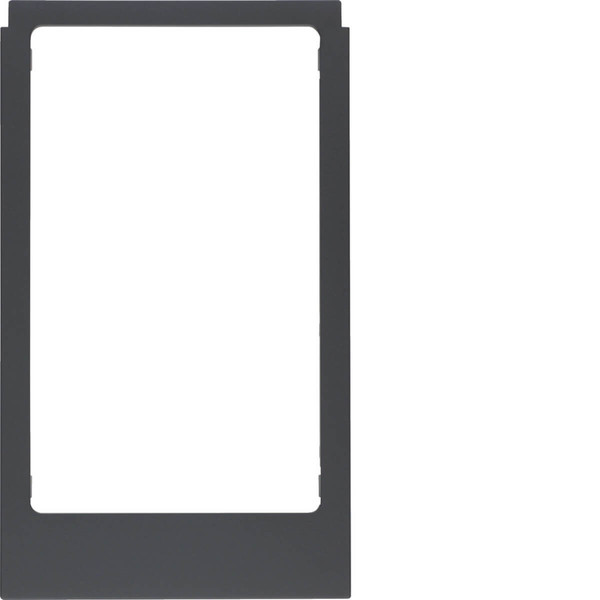 Berker 13207006 Designrahmen eckig. große Ausführung anthrazit. matt