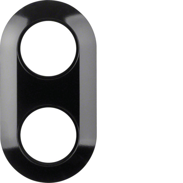 Berker 138121 Rahmen 2fach Serie 1930 schwarz. glänzend